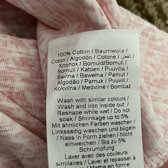 Part Two GesinasPW Short Sleeve V-Neck Leaf Floral Pattern Top - Picture 11 of 11